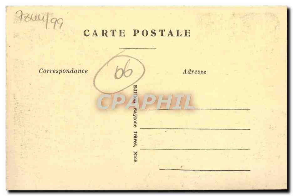 CPA Villefranche La Rade et l'Escadre Bateaux — Rückseite