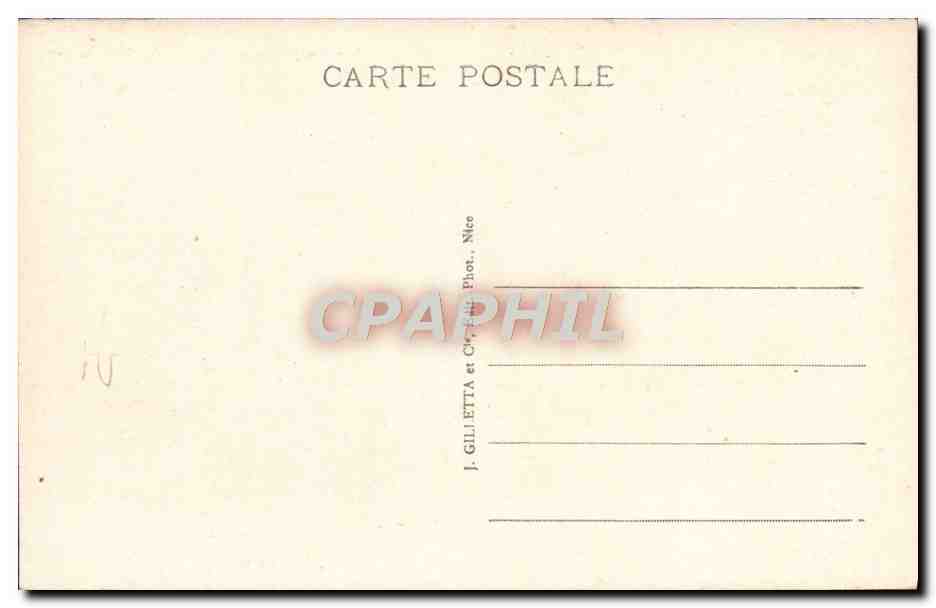 CPA Villefranche La Gare et Villas de Malariba — Rückseite
