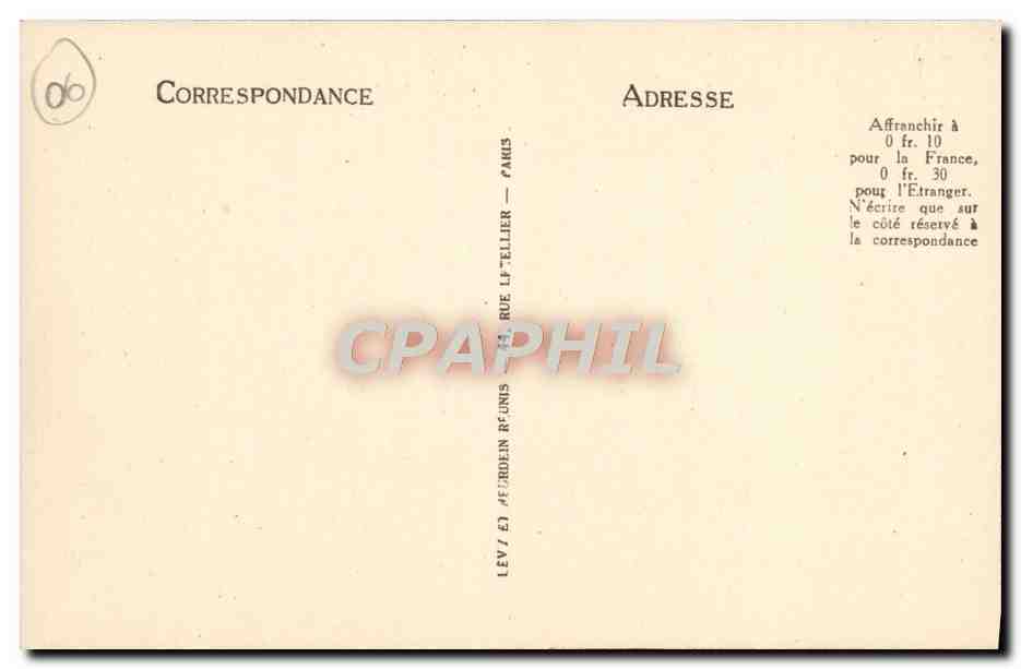 CPA Villefranche La Rade et la Ville Bateaux — Rückseite