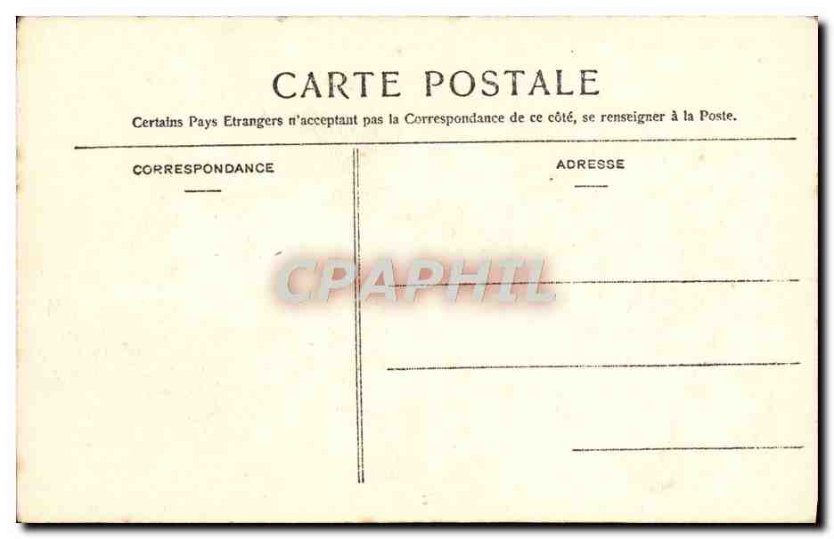 CPA Villefranche La Rade Bateaux — Rückseite