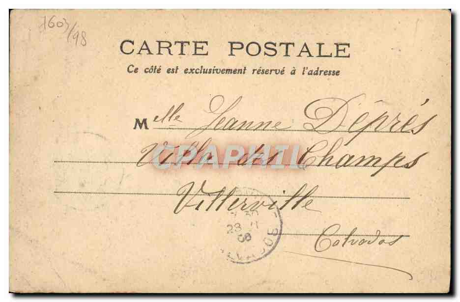 CPA Villefranche Vue Generale — Verso