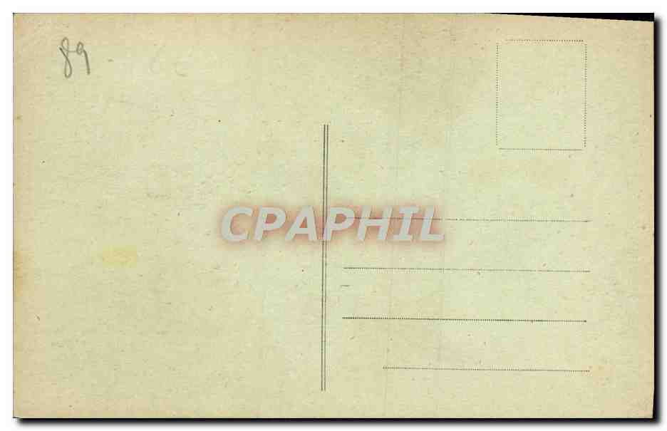 CPA Souvenir de l'Yonne Auxerre Tonnerre Avallon Sens Joigny — Verso