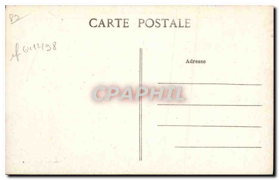 CPA Aqueduc des eaux de la Vanne  — Verso