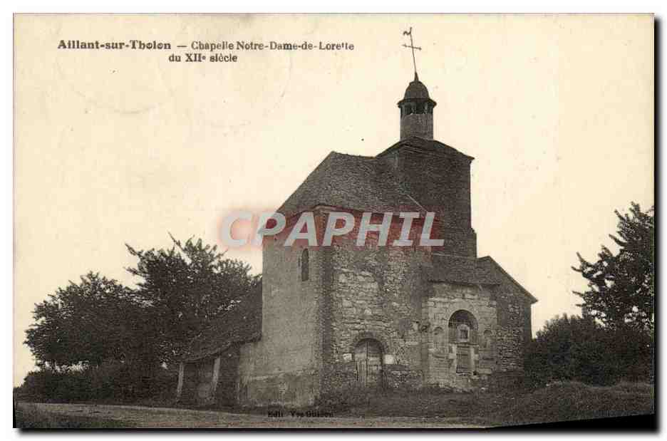CPA Aillant Sur Tholon Chapelle Notre Dame de Lorette