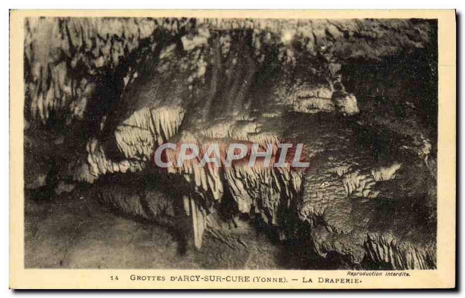 Grottes d'Arcy-sur-Cure (Yonne) — La Draperie — n°14
