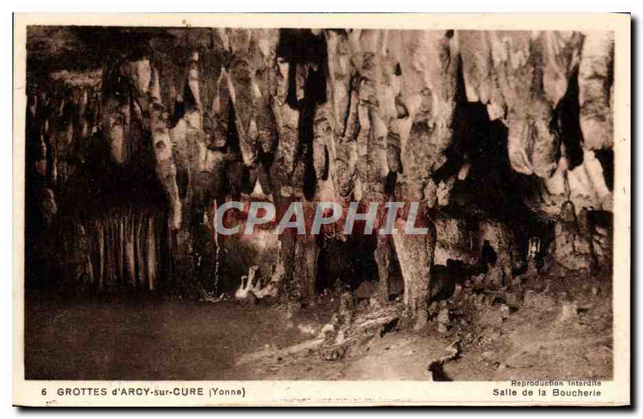 Grottes d'Arcy-sur-Cure (Yonne) — Salle de la Boucherie — Éditeur A. Joublin