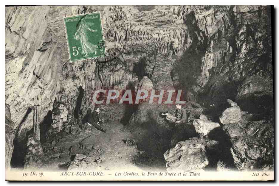Arcy-sur-Cure — Les Grottes, le Pain de Sucre et la Tiare — ND Phot