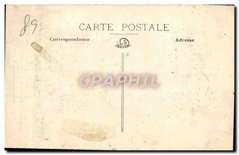 CPA Auxerre La Patronage Saint Joseph — Rückseite