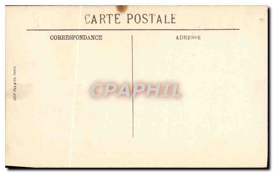 CPA Auxerre Palais de Justice — Verso
