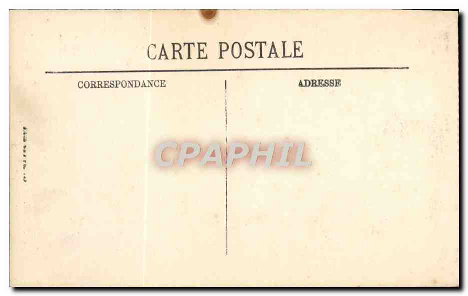 CPA Auxerre La Prefecture Colonnes romanes  — Rückseite