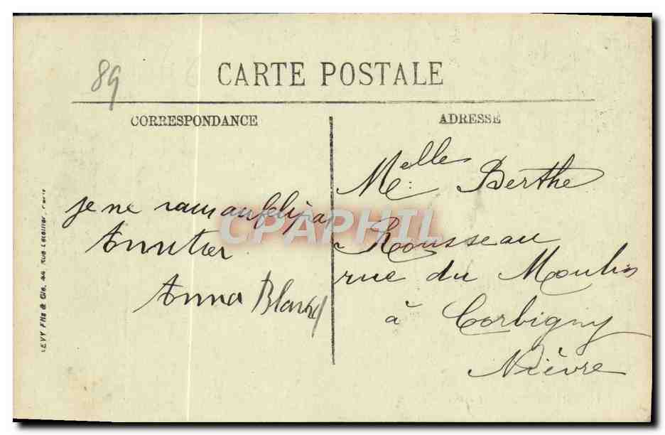 Auxerre — La Préfecture — LL. — Rückseite