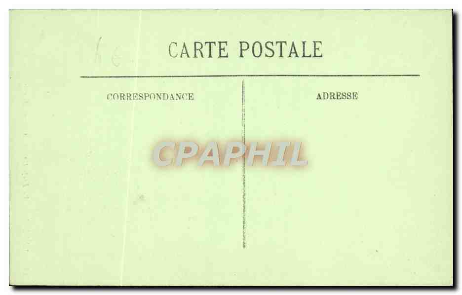 CPA Auxerre La Prefecture Colonnes Romanes — Rückseite