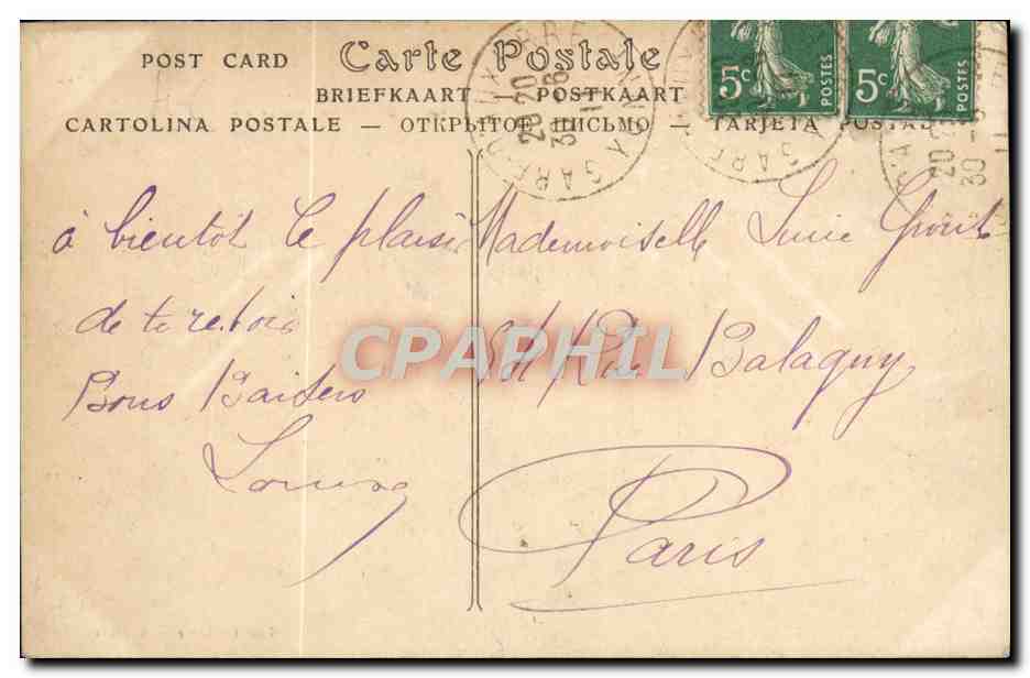 Auxerre — Le Pont Paul-Bert — Toulot, éditeur — n°26 — Rückseite
