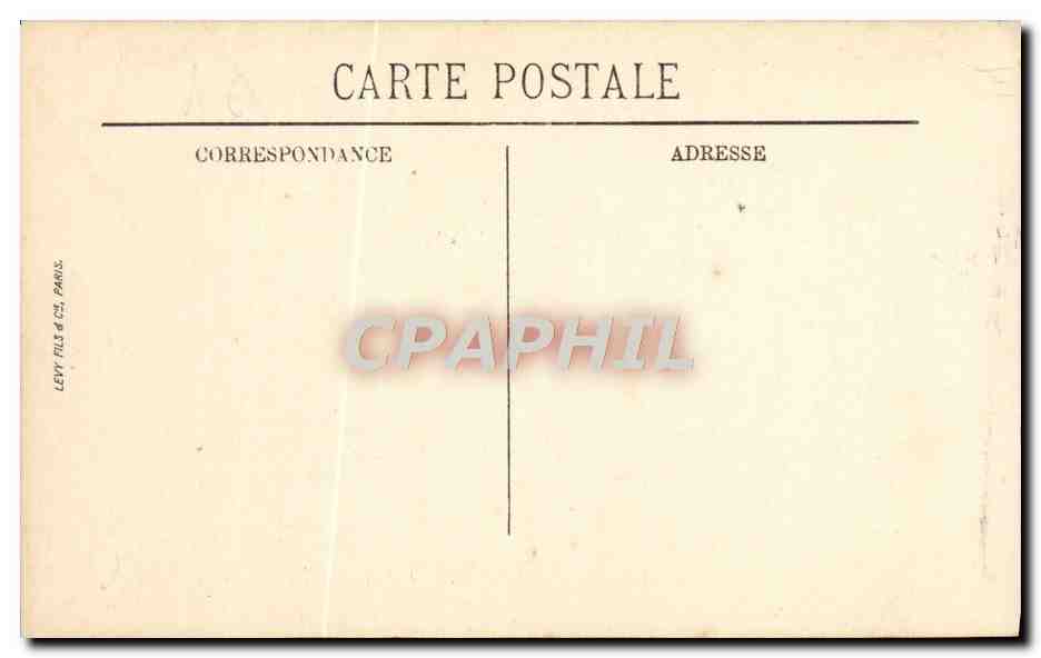 CPA Auxerre Eglise St Germain L'Abside — Verso