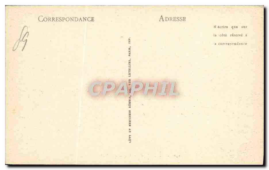 Auxerre - L'Yonne - ND. - 256. - Auxerre - L'Yonne - ND. — Rückseite