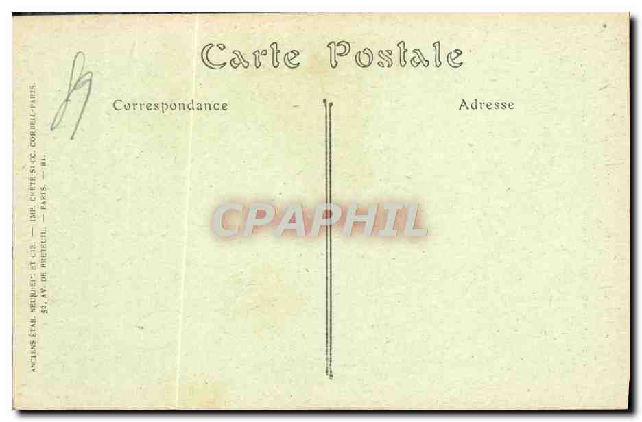 CPA Auxerre La cathedrale vue prise des bords de l'Yonne  — Rückseite