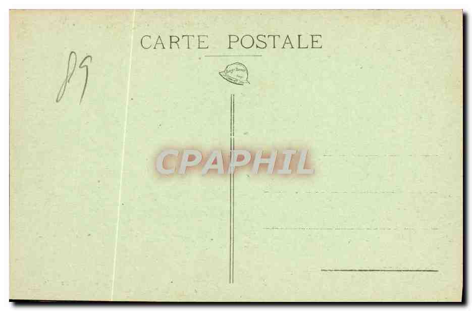 CPA Auxerre Eglise Saint Germain L'Abside — Verso