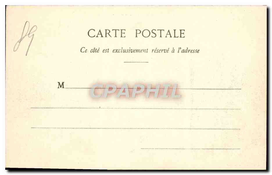 CPA Auxerre Vue Prise de Saint Germain — Rückseite