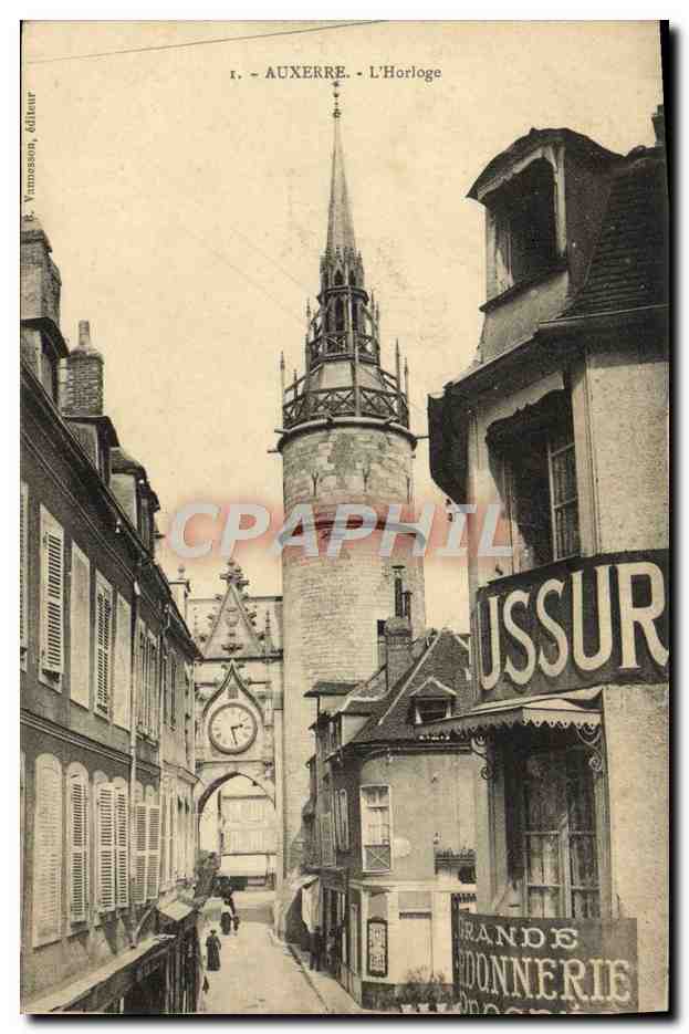 Auxerre - L'Horloge — R. Vamossion, éditeur, n°1