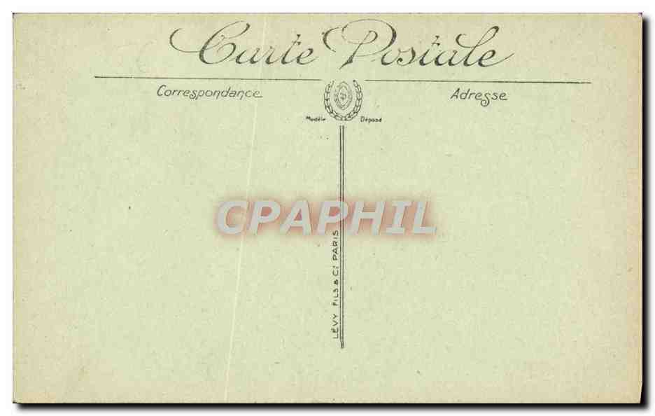 CPA Auxerre L'Horloge — Rückseite