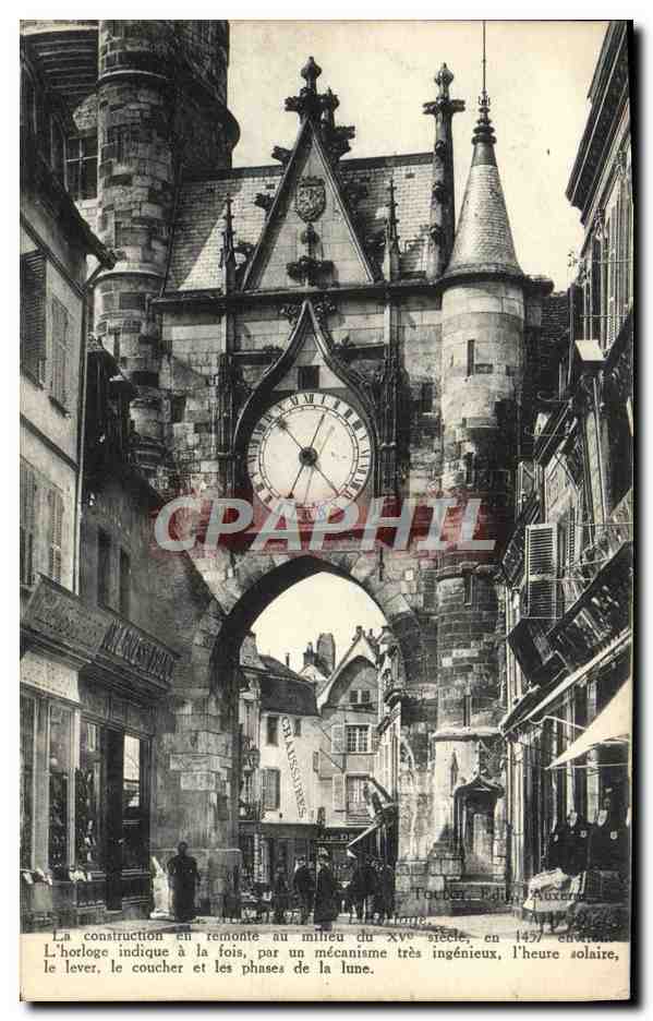 CPA Auxerre L'Horloge