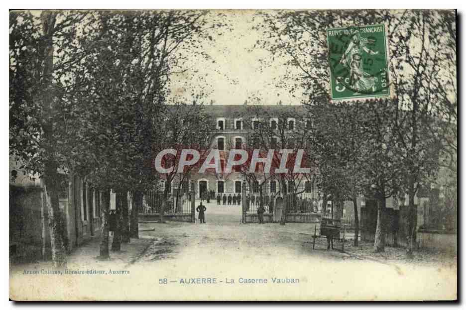 Auxerre - La Caserne Vauban — Arnon Calmon, Libraire-éditeur, Auxerre, n°58