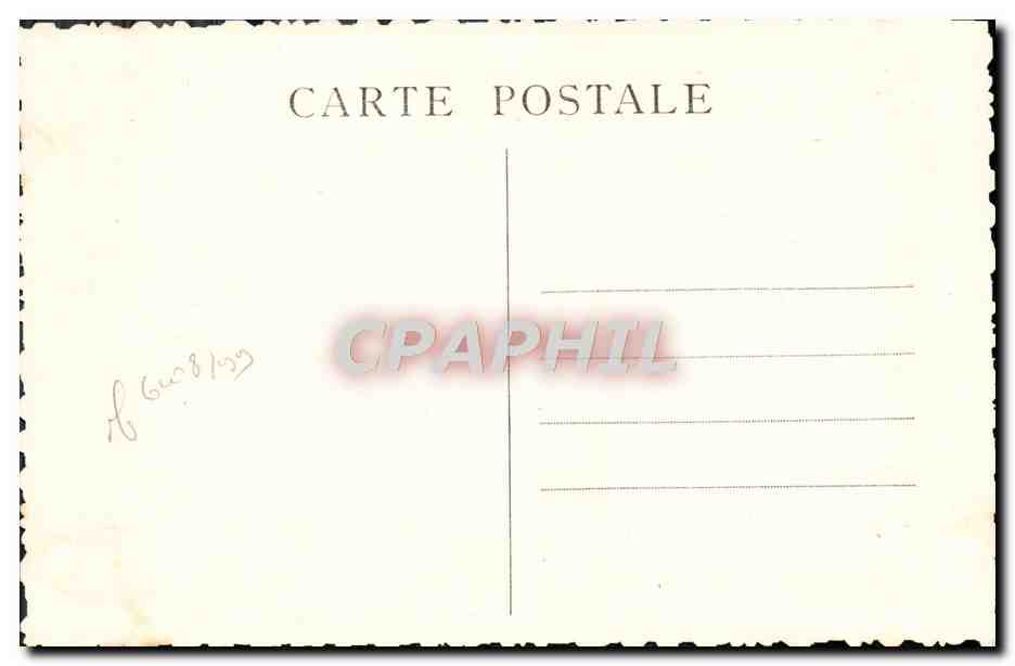 CPA Auxerre Fresque de la Crypte de la Cathedrale — Verso