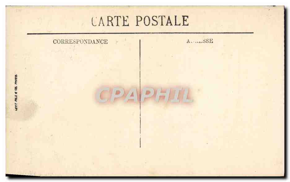 CPA Auxerre Porte Saint Pierre — Verso