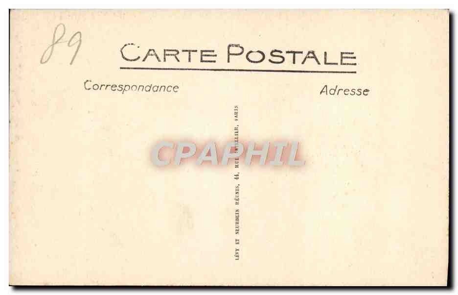 CPA Auxerre La Cathedrale Eglise Saint Elienne — Verso
