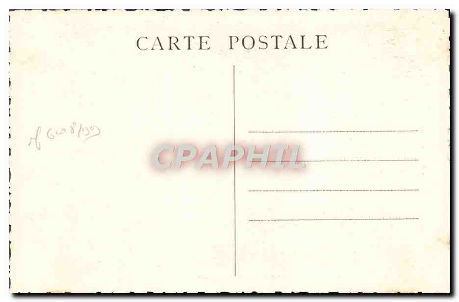 CPA Auxerre Cathedrale Ange de l'Apocalypse  — Rückseite