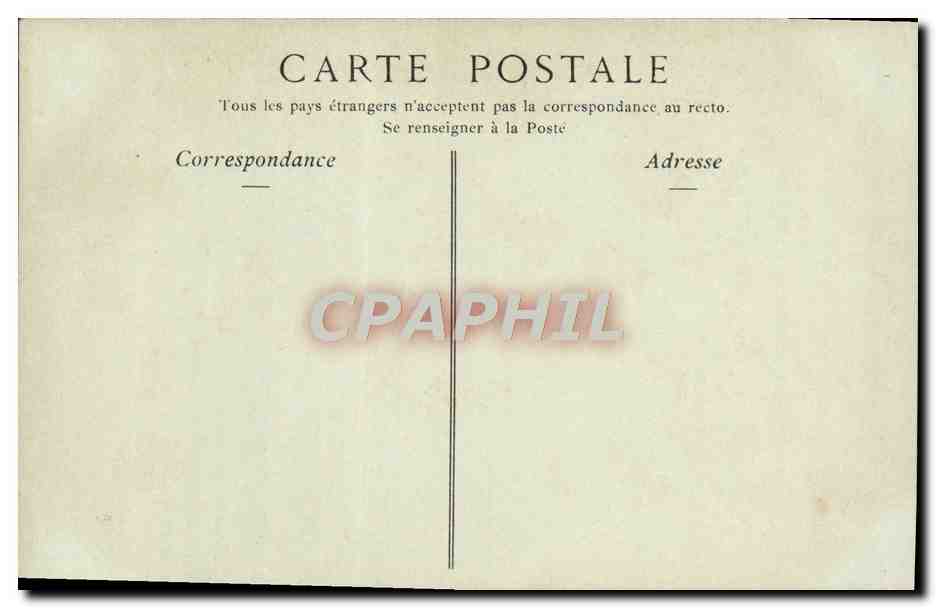 CPA Auxerre La Cathedrale le Portail Porche de Droite — Rückseite