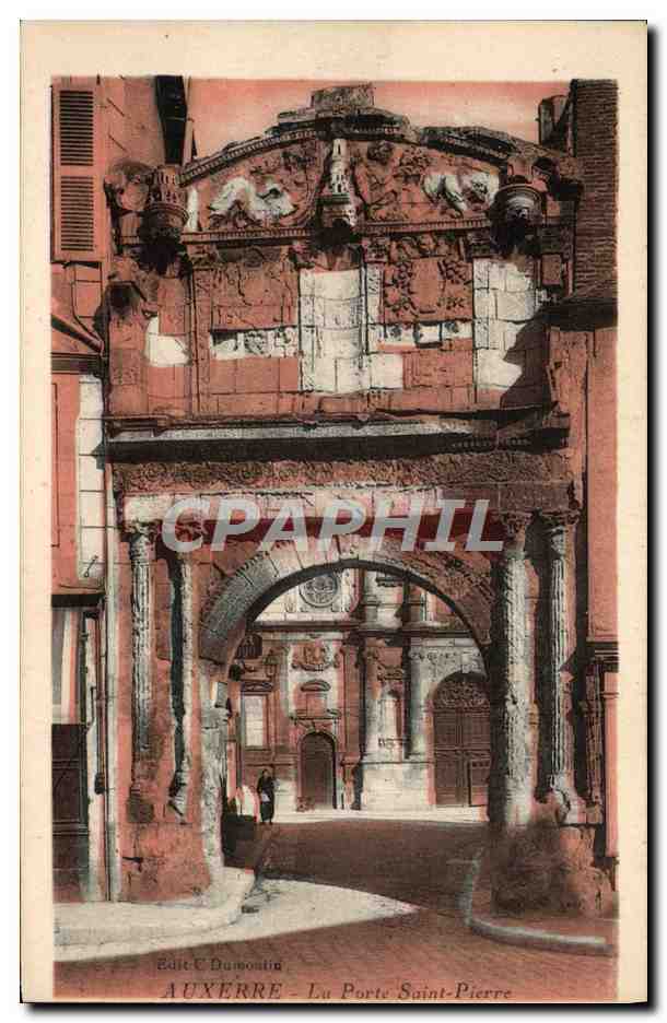 Auxerre - La Porte Saint-Pierre — éditeur C. Dumoulin