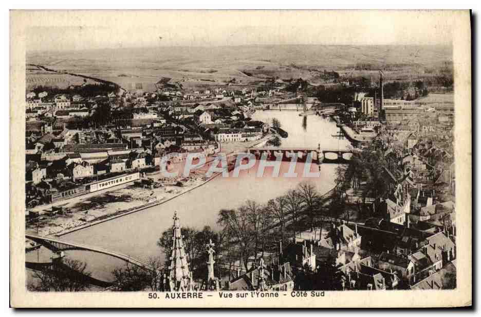 Auxerre — Vue sur l'Yonne — Côté Sud — Trottier & Cie