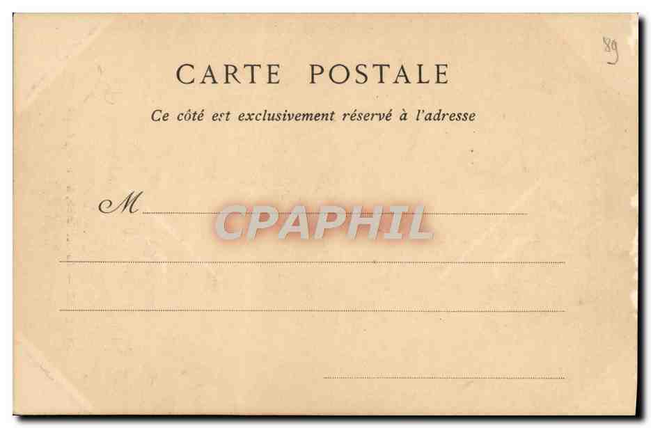 Auxerre — La Cathédrale, le Portail, Porche de Droite — Collections ND. Phot — Verso