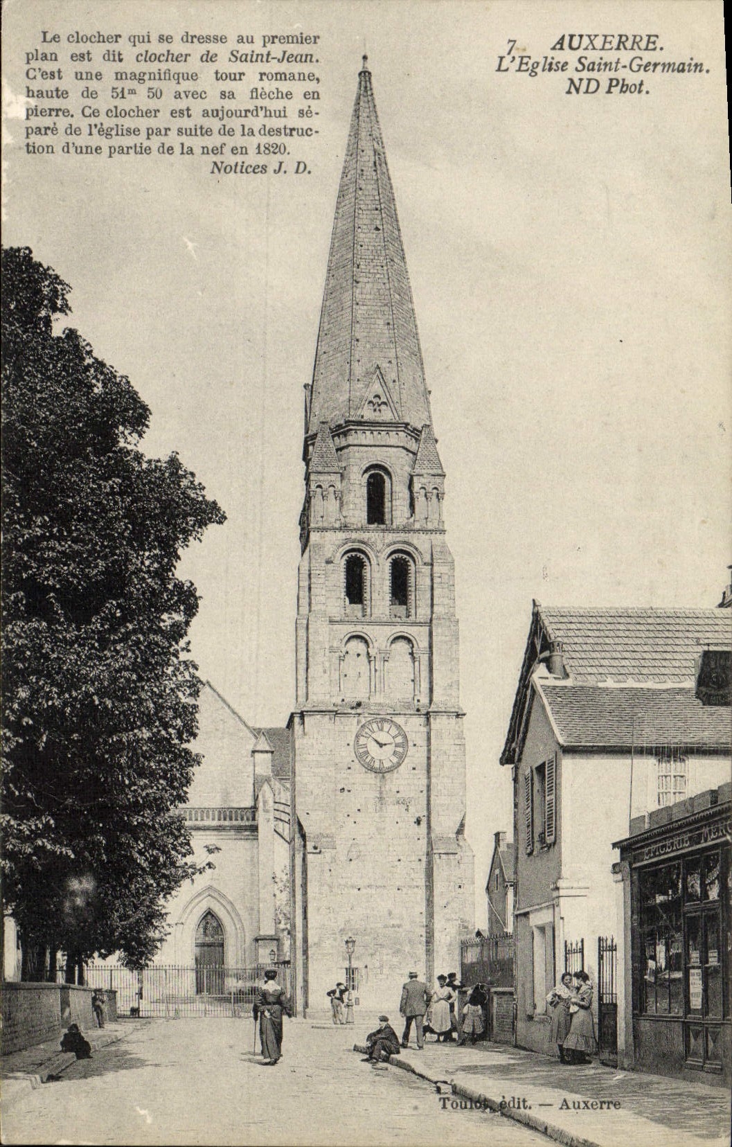 CPA Auxerre L'Eglise Saint Germain
