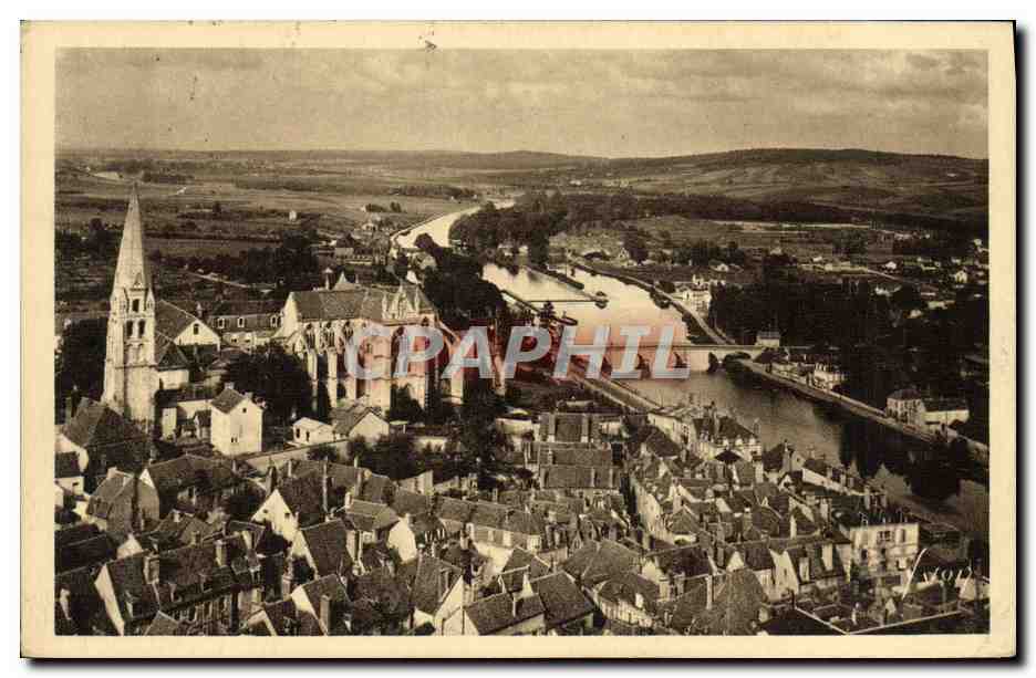 CPA Auxerre Vue panoramique 