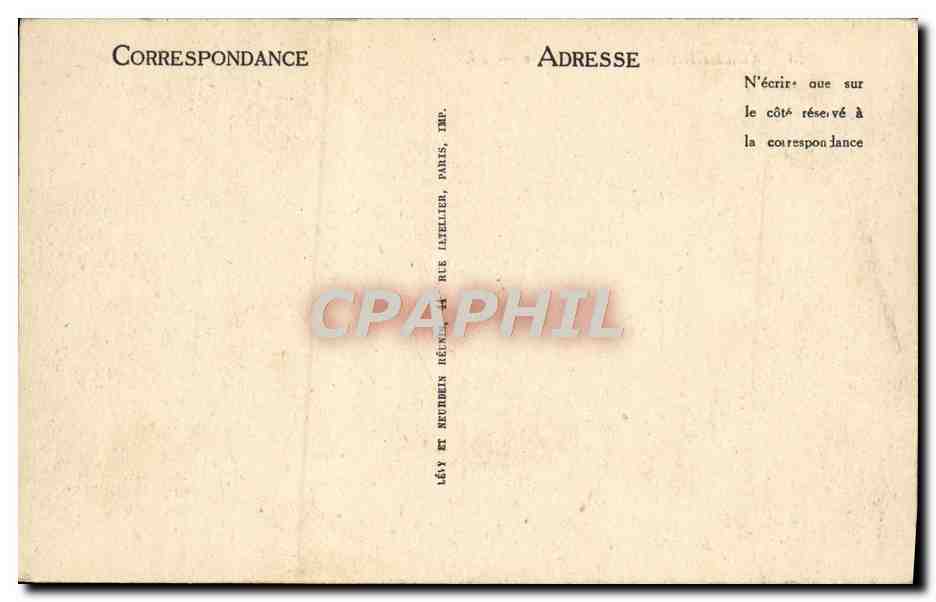 CPA Auxerre La Cathedrale — Verso