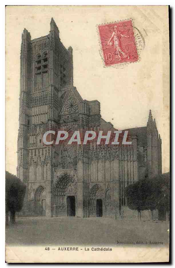 CPA Auxerre La Cathedrale