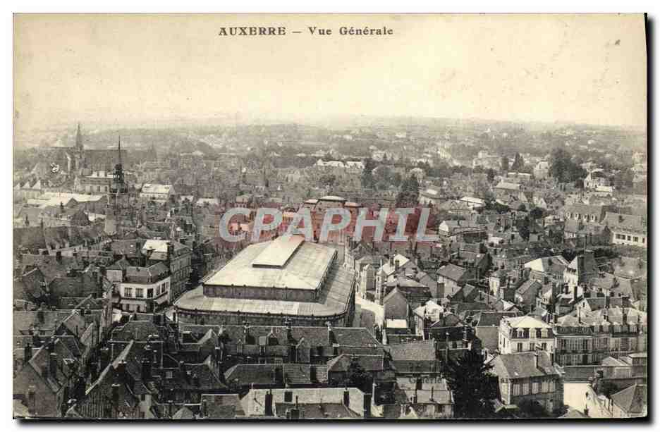 Auxerre — Vue Générale — Éditeur inconnu
