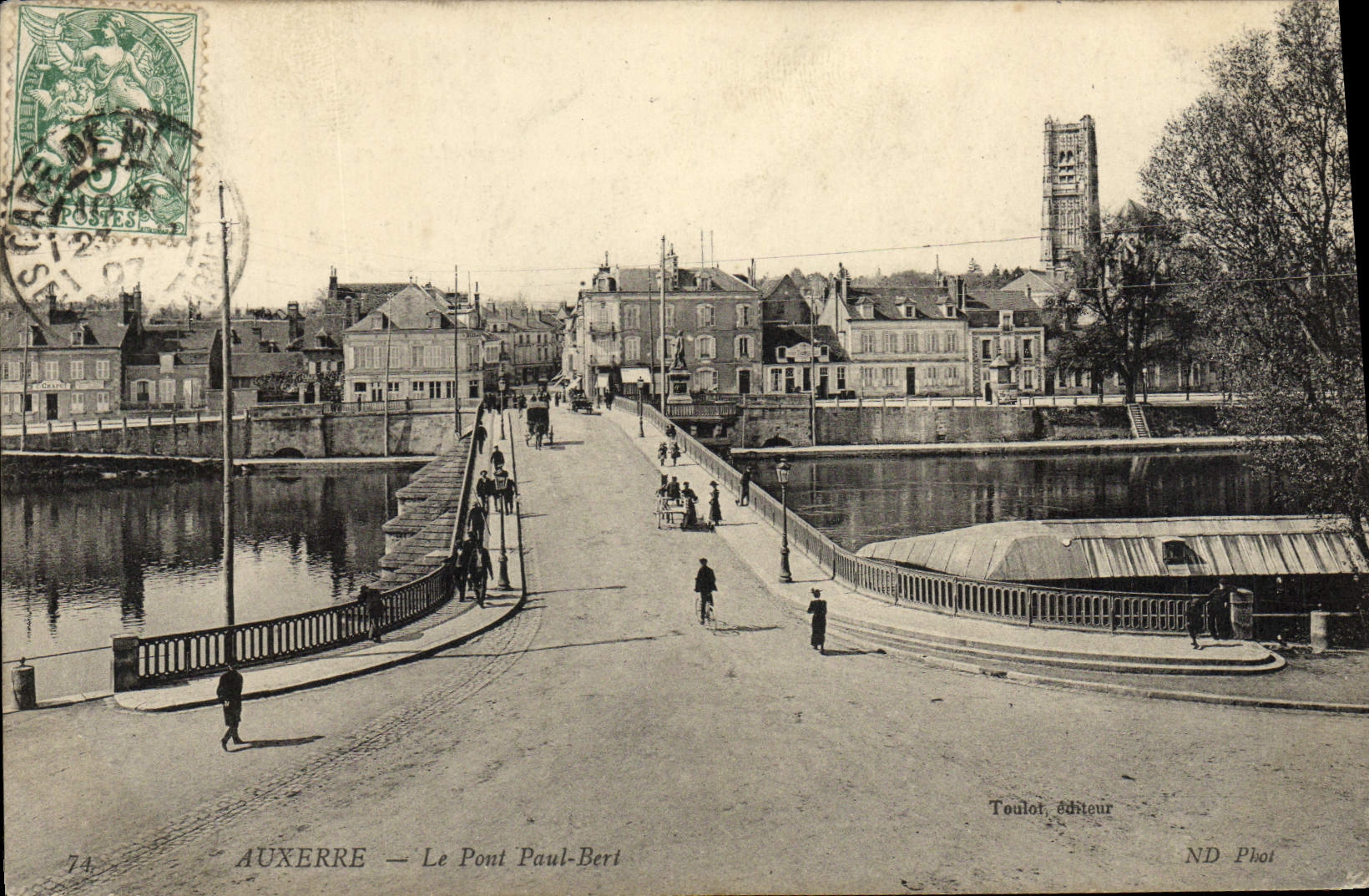 Auxerre — Le Pont Paul-Bert — Toulot éditeur, n°74