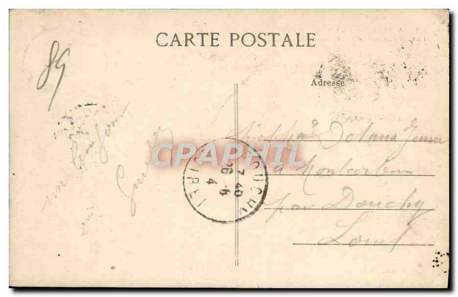 CPA Avallon Vallee Du Cousin un Coin Pittoresque Route De Pontaubert — Verso