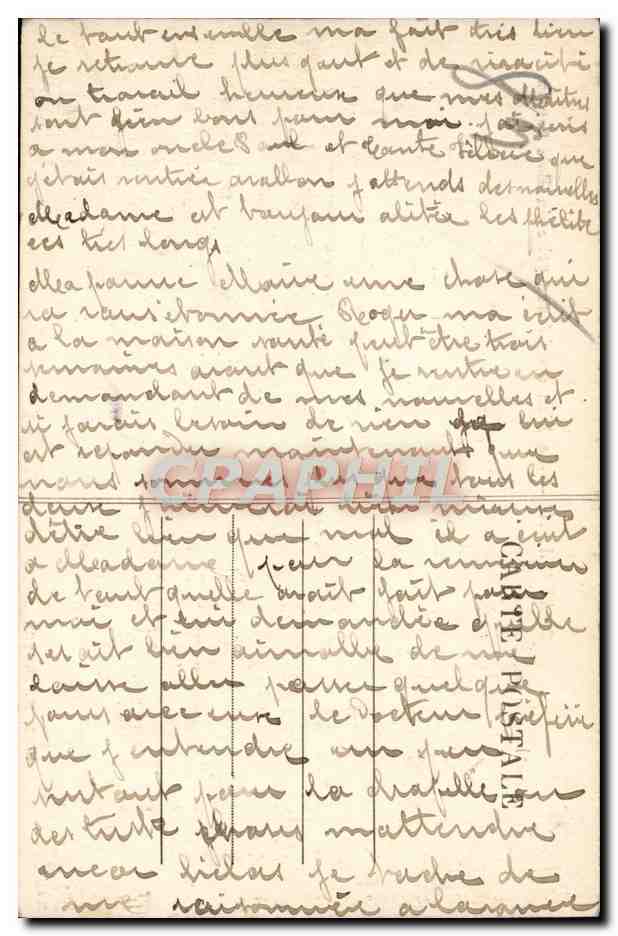 Avallon — Le Lion couché vue prise du Bois Gargan — éditeur non identifié, n° de série 9 — Verso