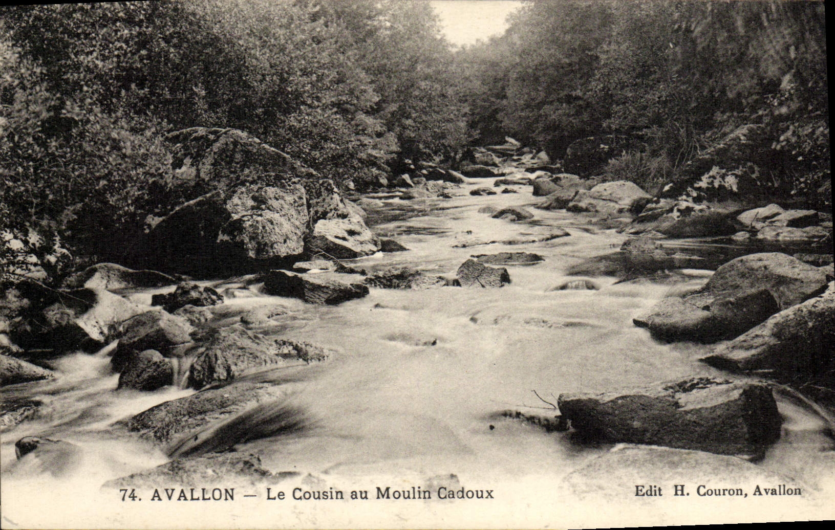 AVALLON — Le Cousin au Moulin Cadoux — Edit H. Couron, Avallon