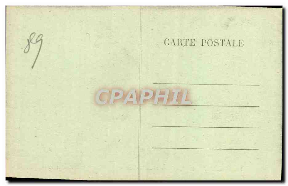 AVALLON — Le Cousin au Moulin Cadoux — Edit H. Couron, Avallon — Verso