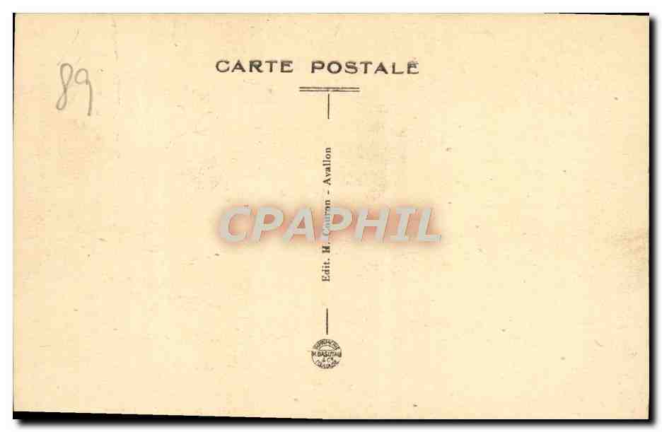 Avallon — Vue Générale d'AVALLON, prise des Chaumies — Avallonnais-Morvan, n°18 — Rückseite