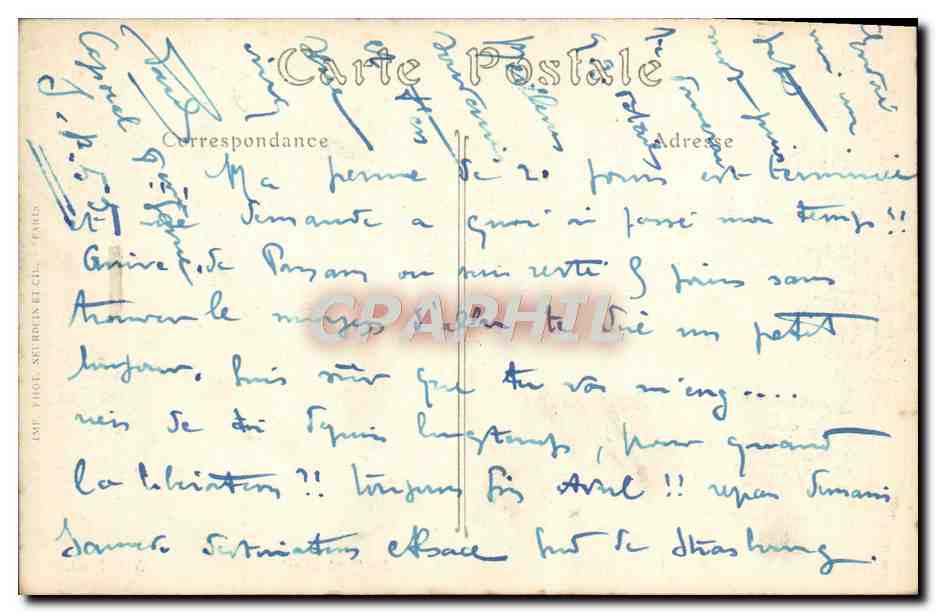 Avallon — Les Rochers, route de Pontaubert — ND. Phot. n°285 — Rückseite