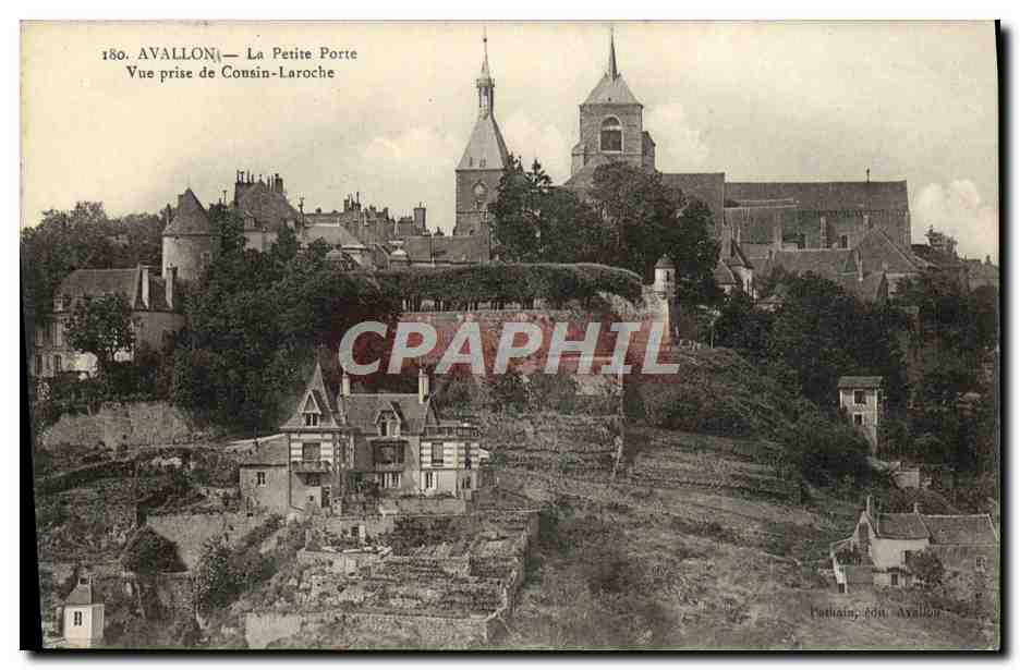 CPA Avallon La Petite Porte Vue Prise De Cousin Laroche