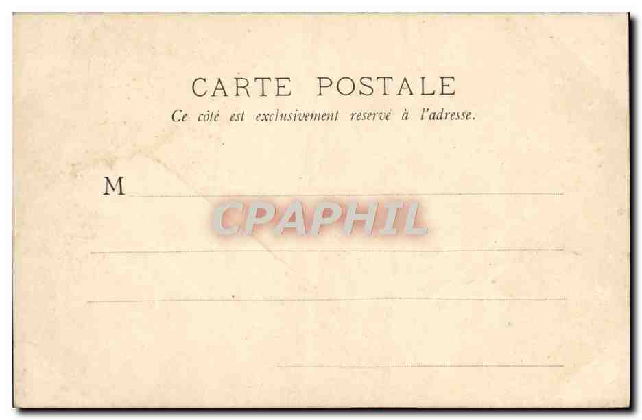 CPA Avallon Le Faubourg De Cousin La Roche — Rückseite
