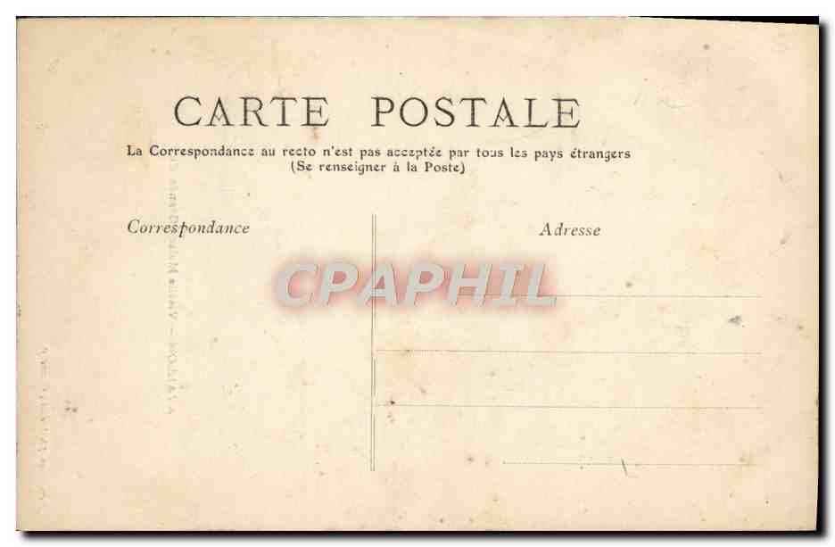 Avallon — Vieille Maison Grande-Rue — Desvignes, phot.-édit., Clamecy — Rückseite