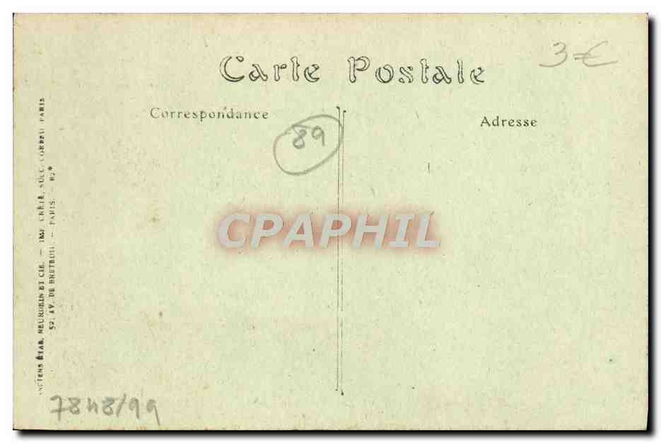 CPA Avallon Cousin Le Pont Vue Prise Des Terreaux De La Petite Porte — Verso